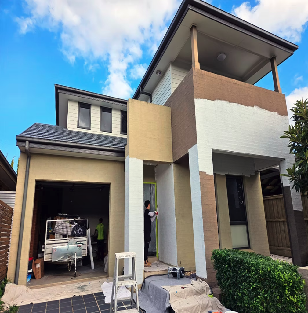 Painting project in Gregory Hills – before