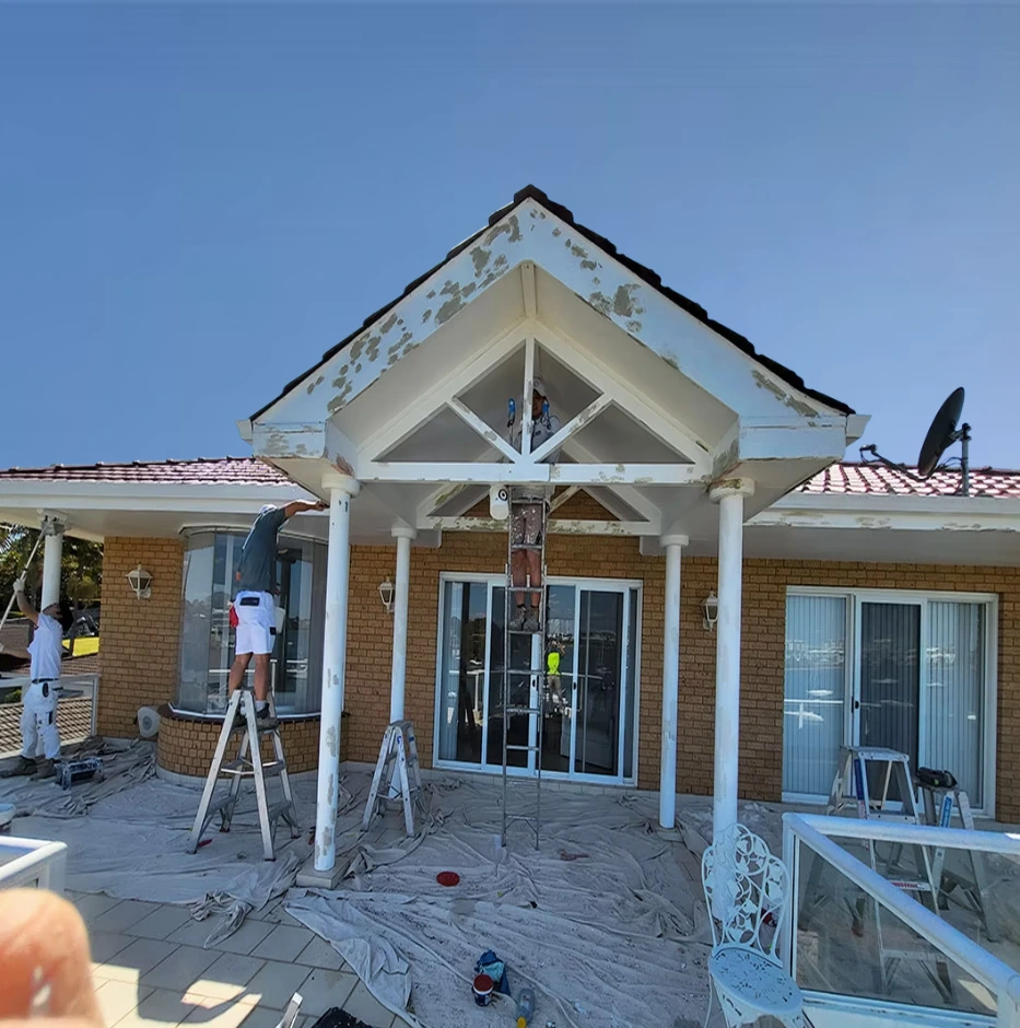 Painting project in Tennyson Point – before